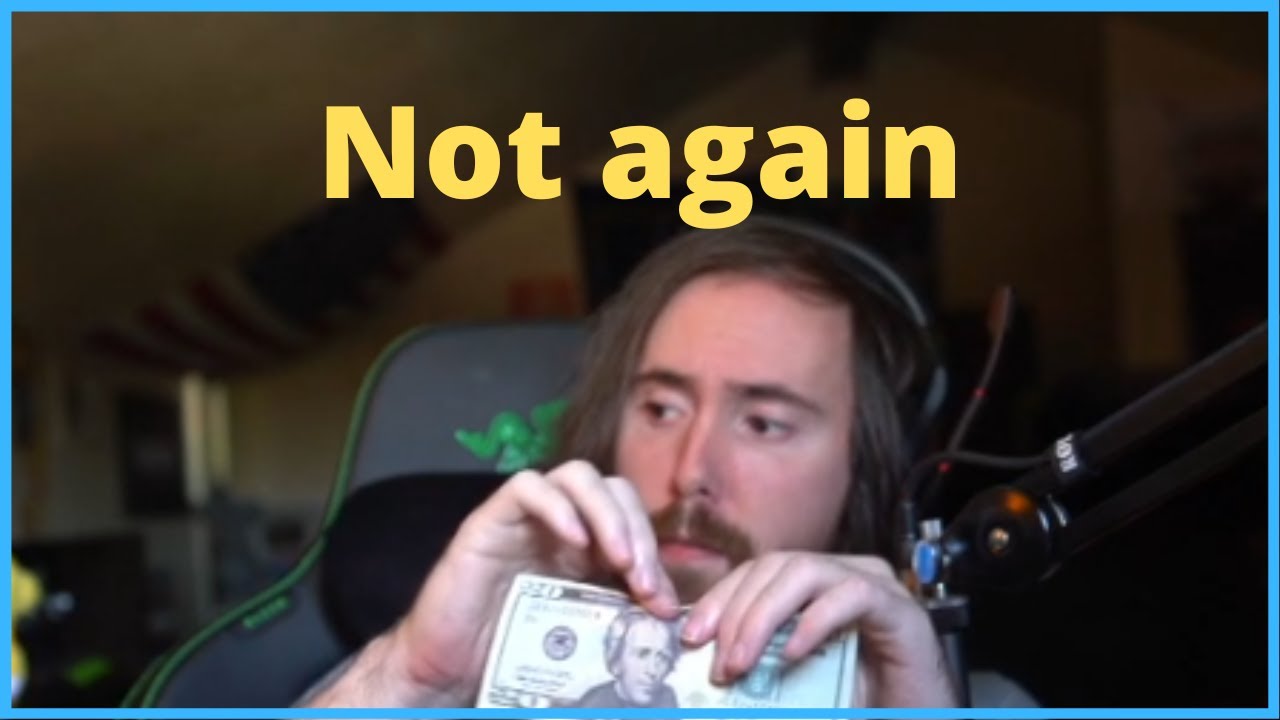 Asmongold funny reaction to failed honing