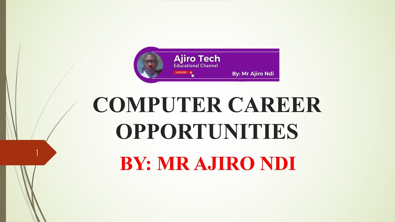 Computer Career Opportunities
