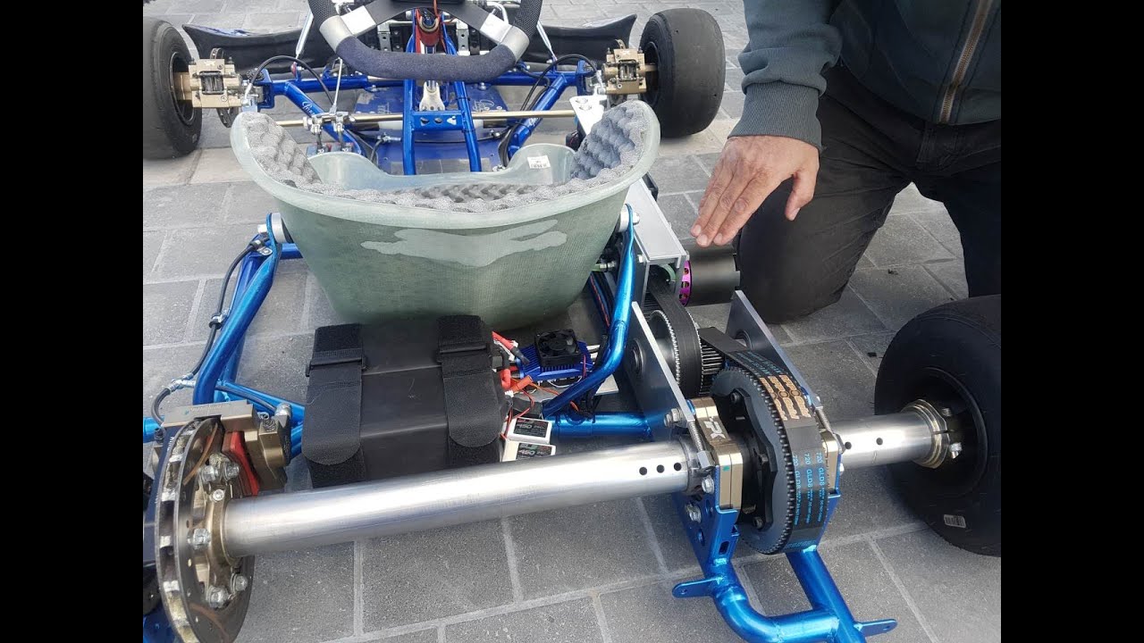 Testfahrt  Elektrokart.