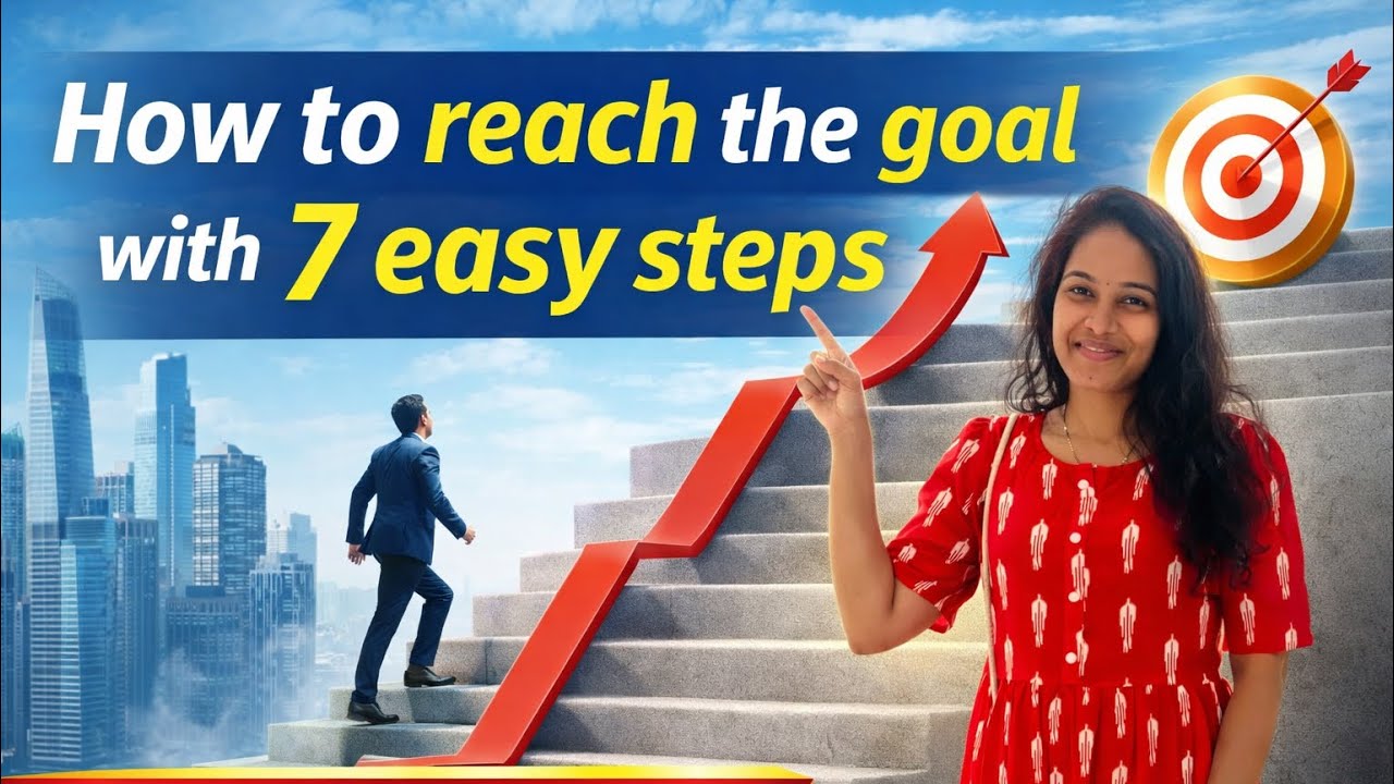 How to reach the goal with 7 easy steps | Mounikarajesh Vlogs 