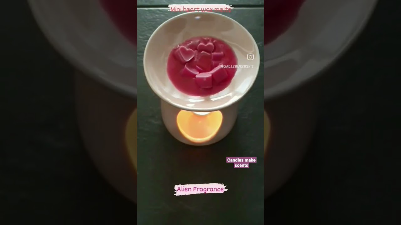 ASMR wax melts,mini soy heart melts hand poured 4 June 2023