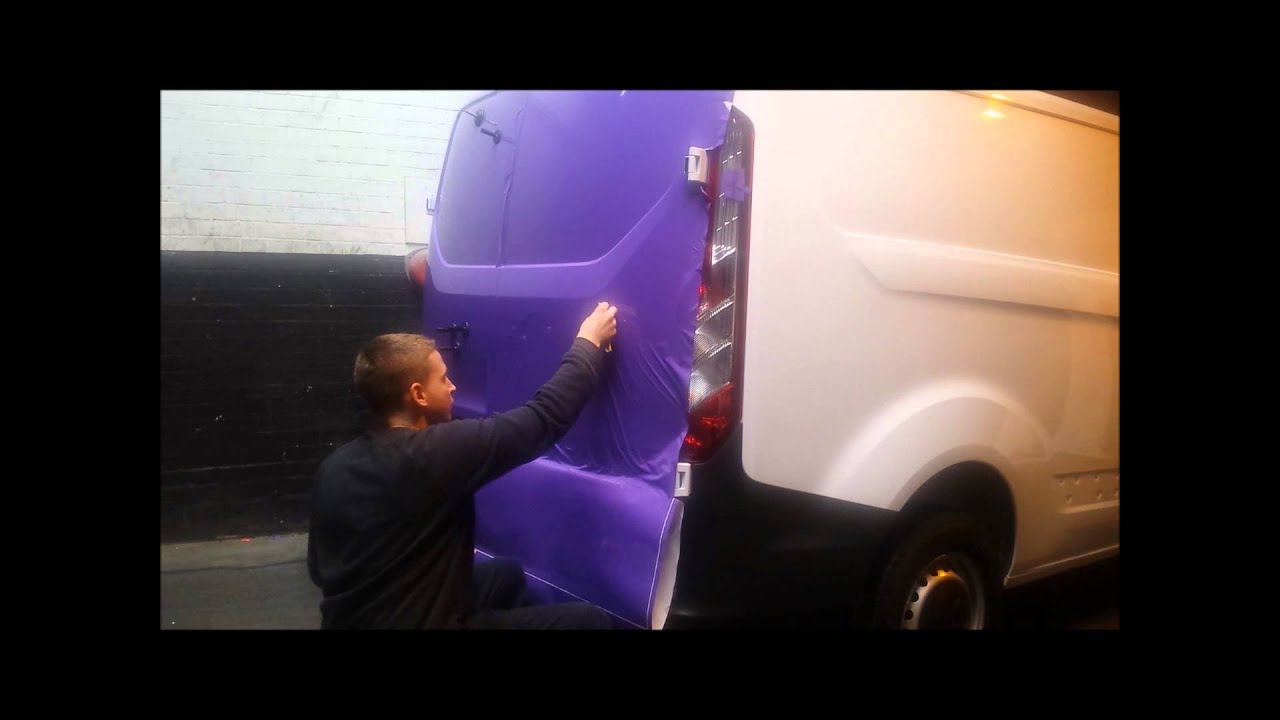 ZB Automotive Car Styling - Ford Transit Custom Rear Doors Wrapping
