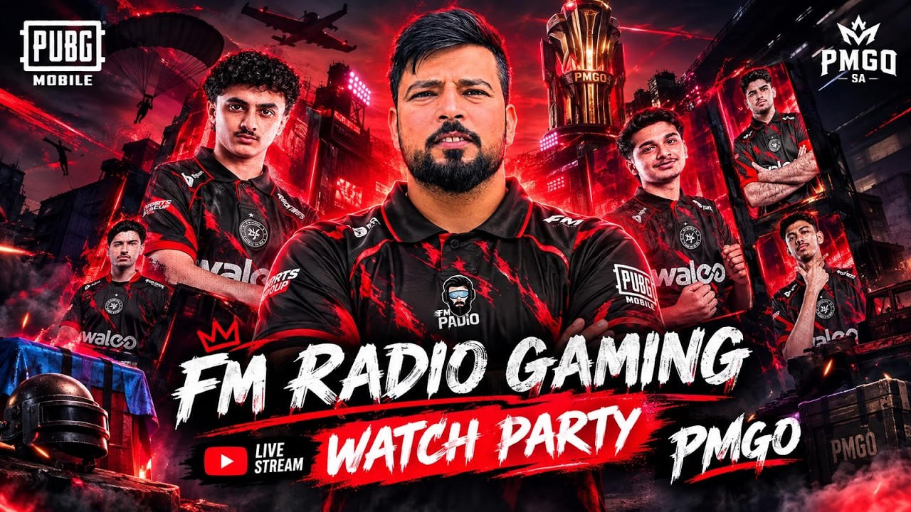 PMGO WATCH PARTY DAAY 1- PUBG MOBILE  | FM Radio Gaming