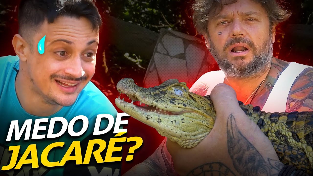 O DILEIRA ENCAROU O JACARÉ DO RICHARD! | A CASA DOS BICHOS