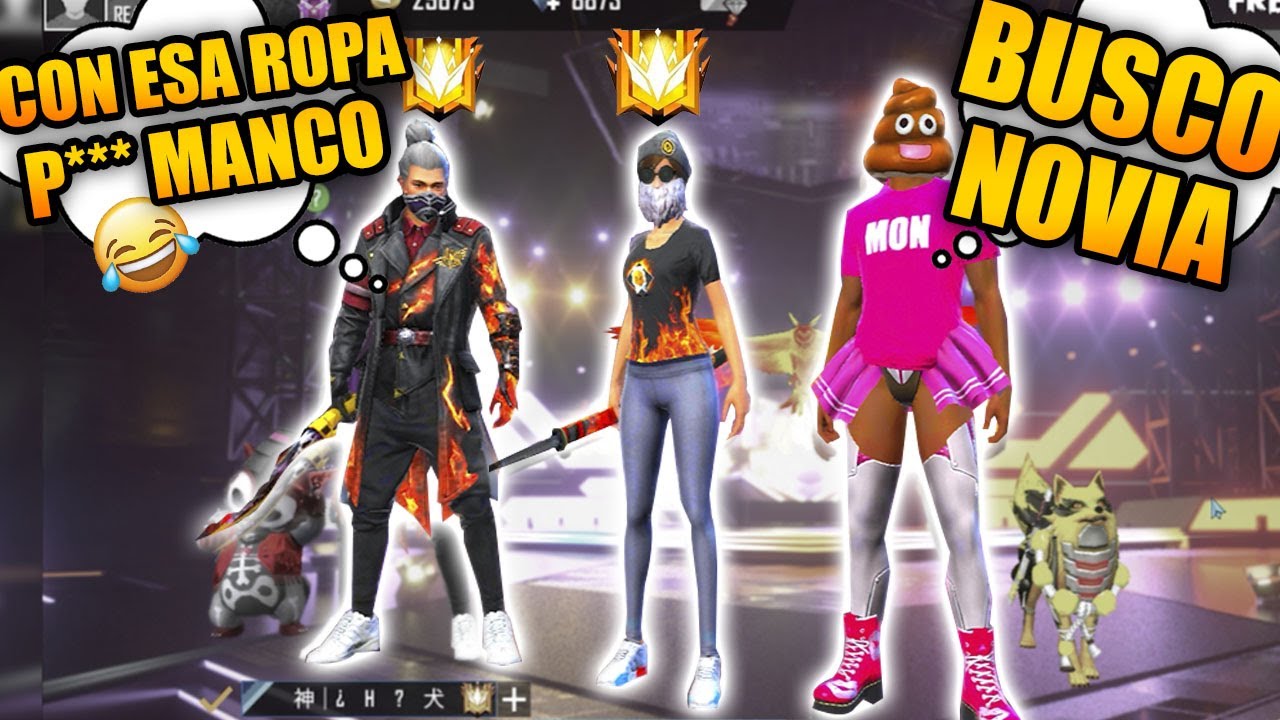 ENTRO A ESCUADRAS RANDOM Y ESTOS *TOP GLOBALES* ME DISCRIMINAN!! 😔 FREE FIRE