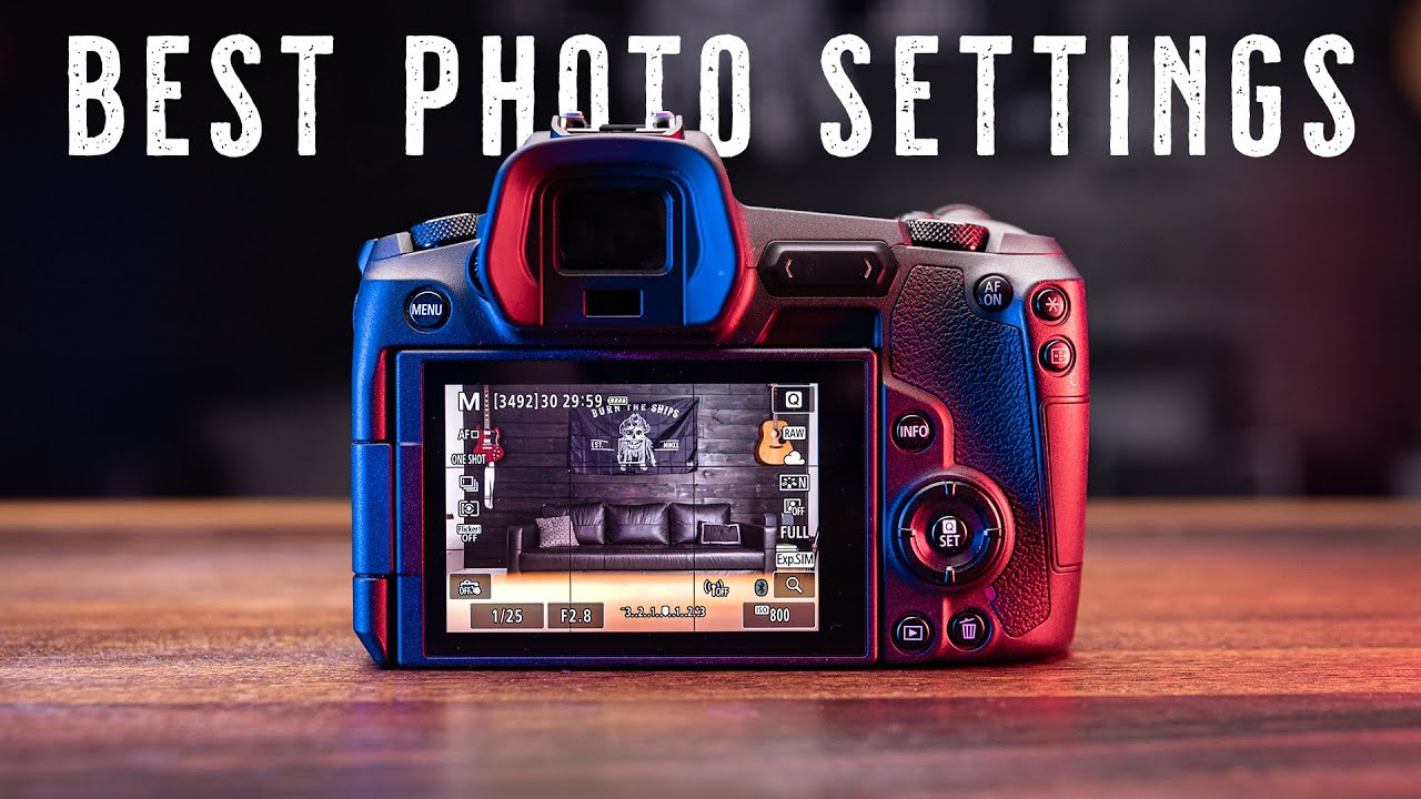Best PHOTO Settings For Canon EOS R Camera!