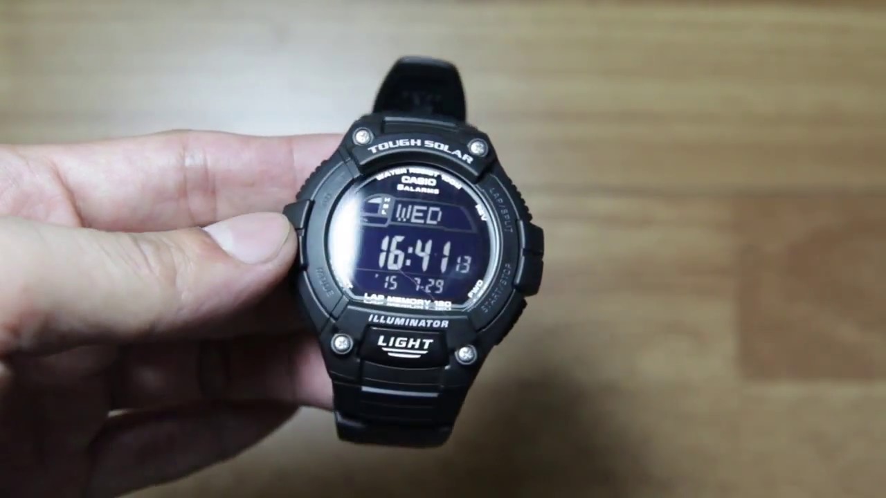 Casio Standard W-S220-1B With tough solar