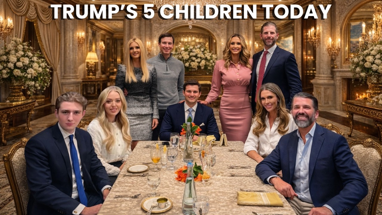 Donald Trump’s 5 Children in 2026 — Fame, Controversy & Life in the Shadow of a Shaking Presidency
