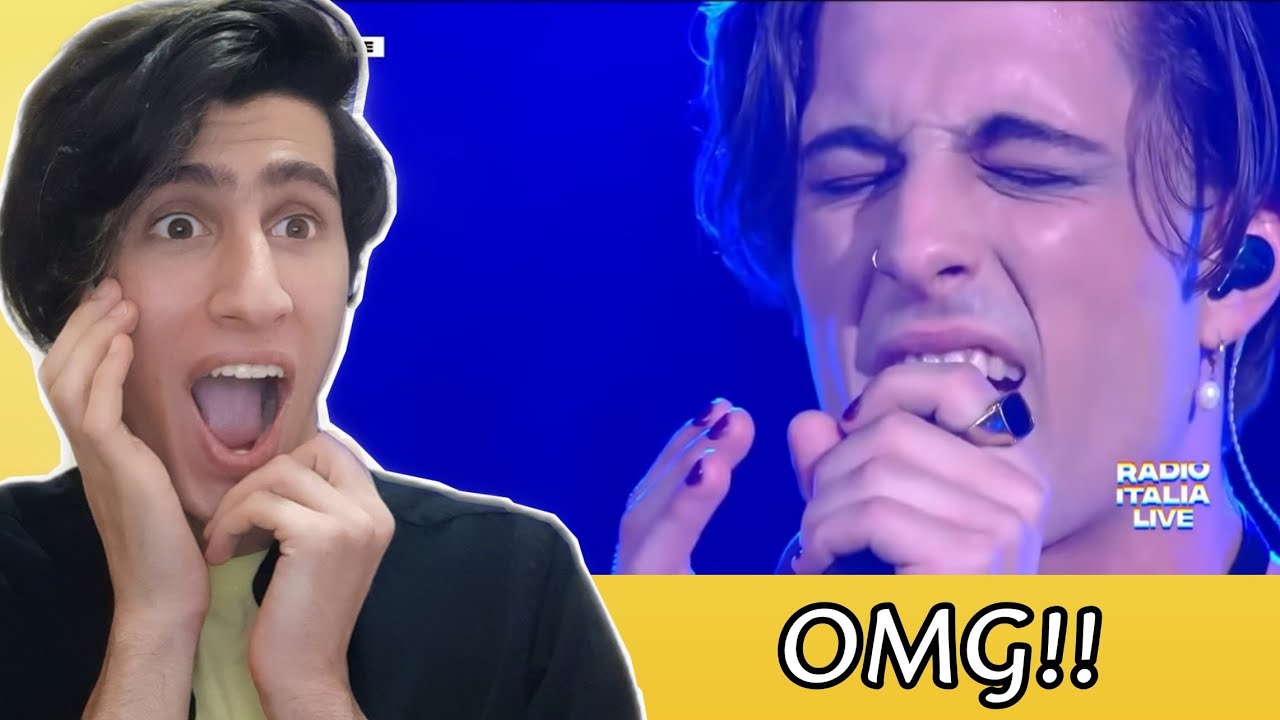 Måneskin - La paura del buio / Fear of the Dark (radio Italia live) Reaction!!