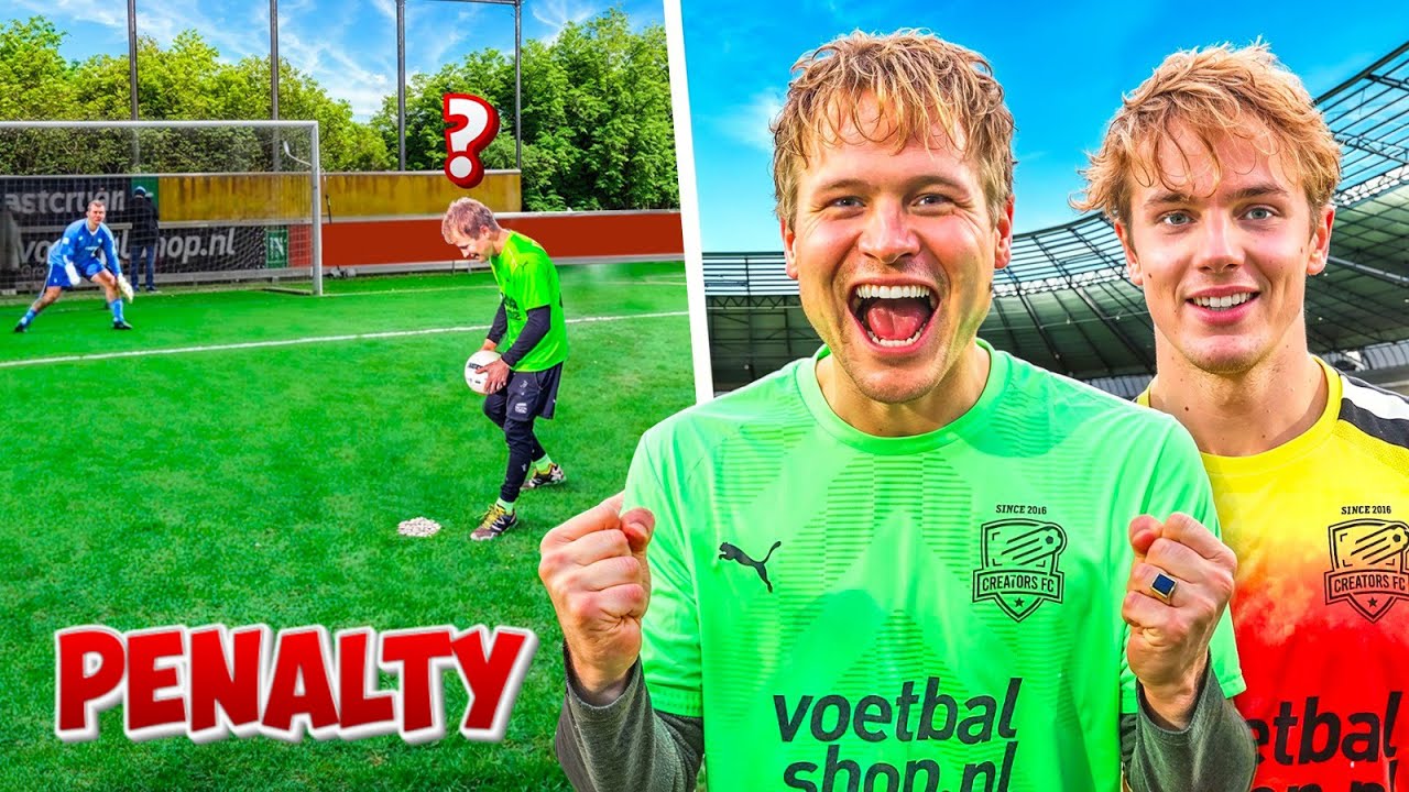 KALVIJN NEEMT 1e PENALTY OOIT. FRANK VD KEEPT 1e MATCH OOIT.