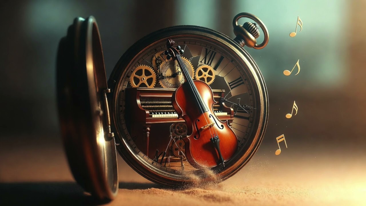 Relaxing Nostalgic Music | Clock Ticking, Felt Piano Waltz & Weeping Cello | Deep Sleep & Focus