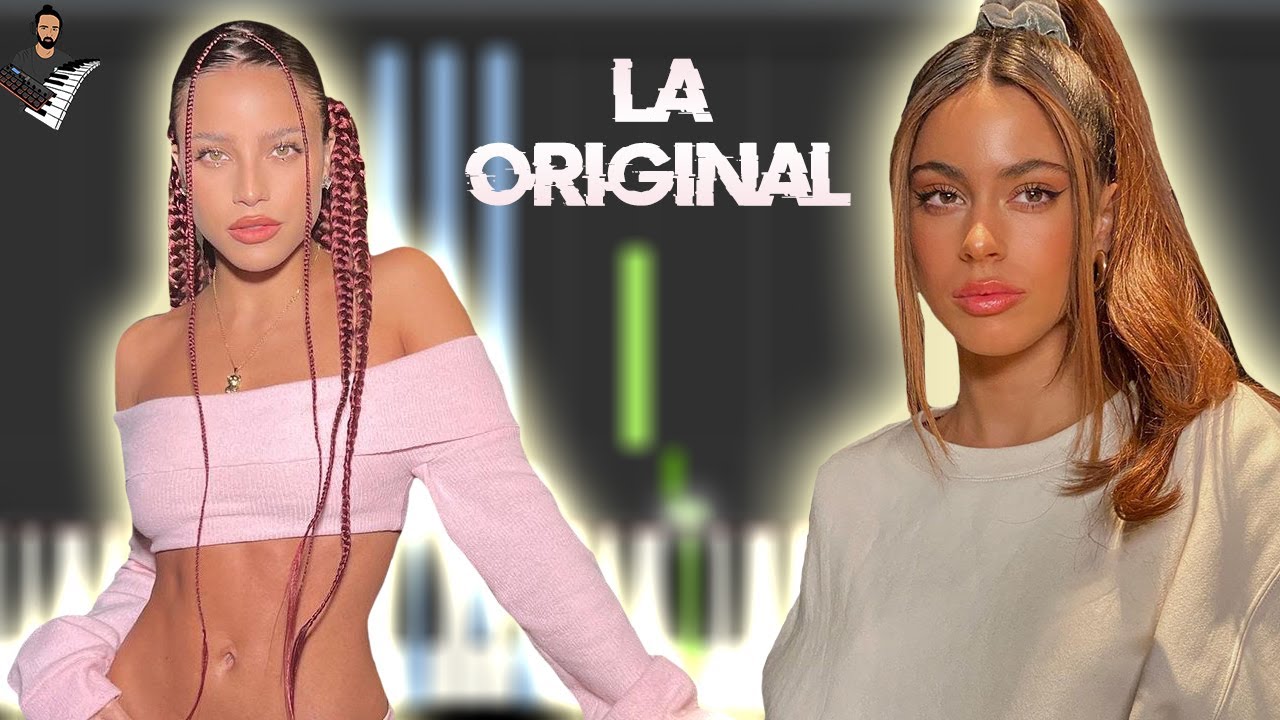 Emilia, TINI - La_Original | Instrumental Piano Tutorial / Partitura / Karaoke / MIDI