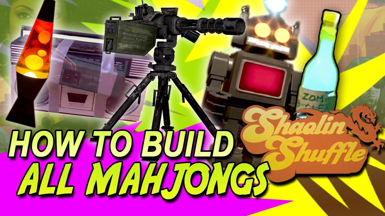 How To Build All Mahjong Perks in Shaolin Shuffle Zombies (Lava Lamp, Sentry Gun, Toy Robot,...)