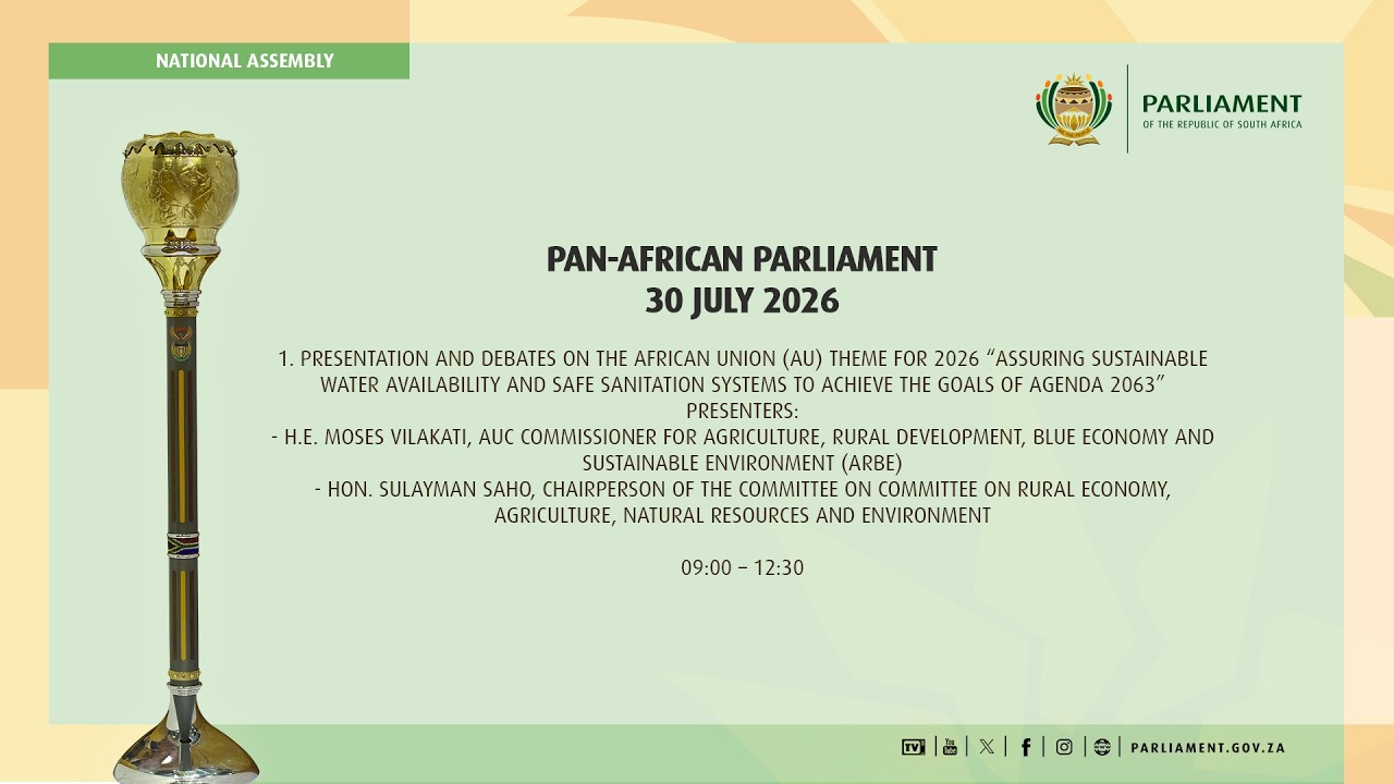 7th Pan-African Parliament, 30 July 2026