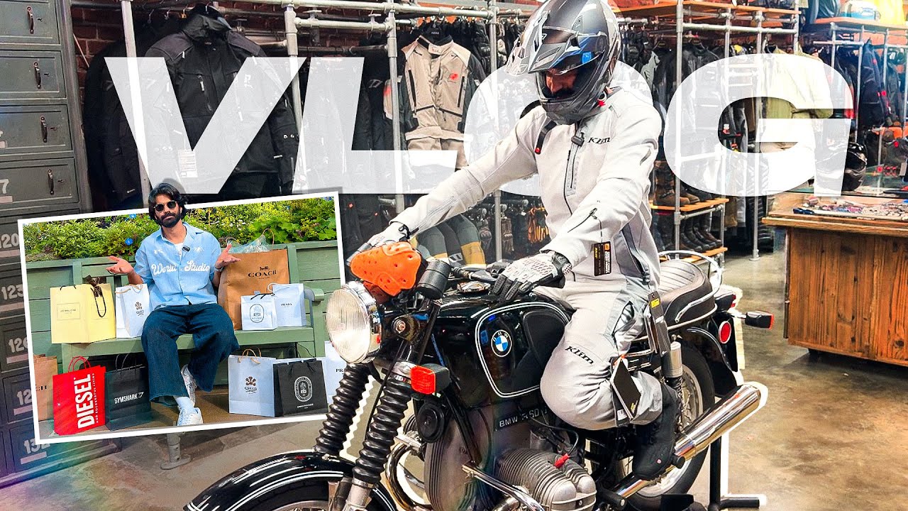 NEW RIDING GEAR + LUXURY SHOPPING IN UK - VLOG 159