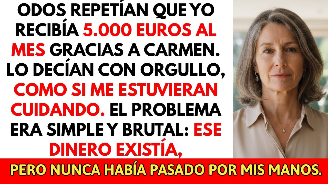 El Día de la Madre, mi hijo millonario preguntó: “Mamá, ¿te gustan 5.000 euros que Carmen te da?”