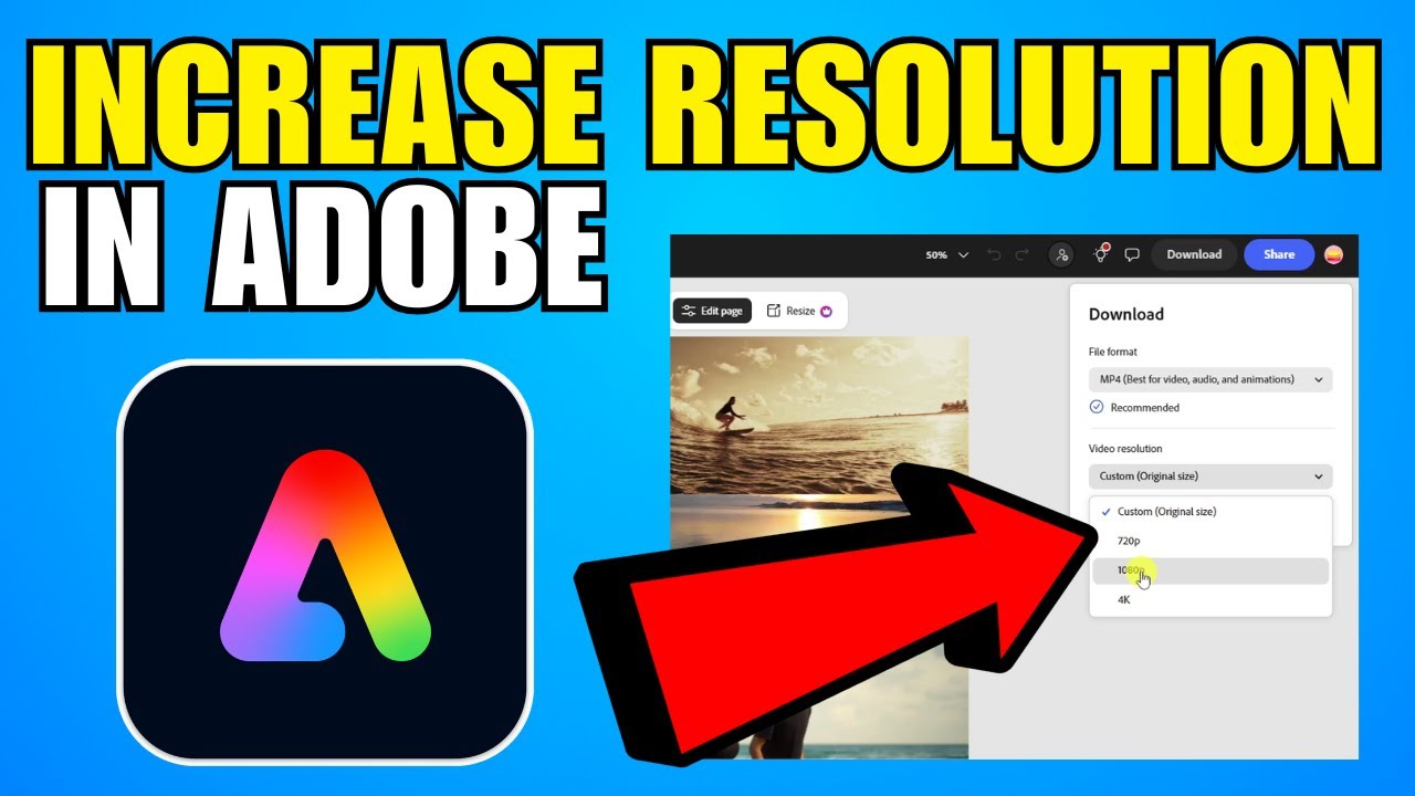 How To Increase Resolution In Adobe Express 2026 (New Update)
