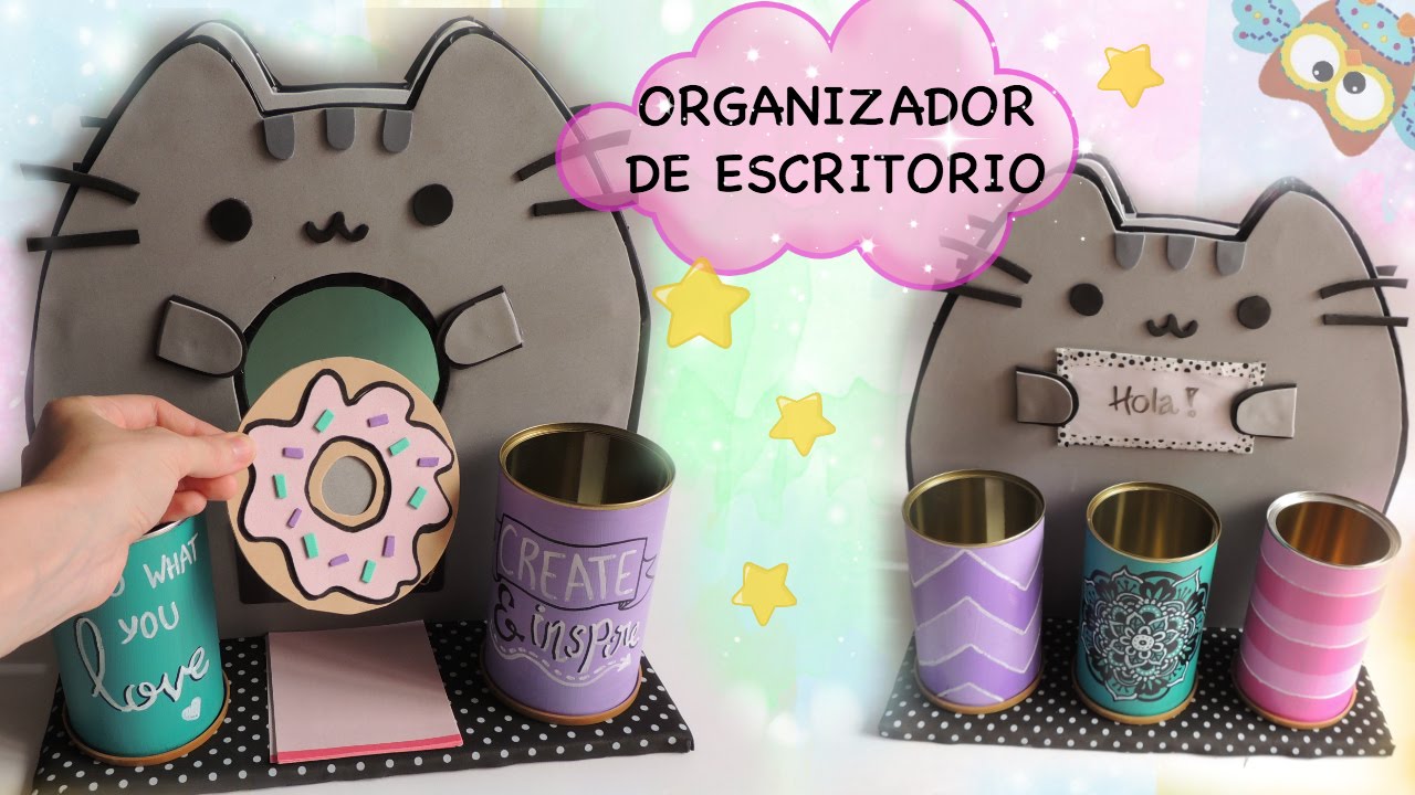 ORGANIZADOR DE ESCRITORIO KAWAII PUSHEEN