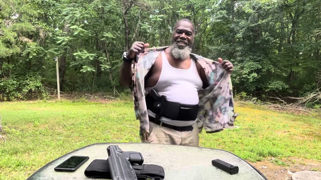 The best Belly band conceal carry for big Guys￼￼ #byrna and #glock
