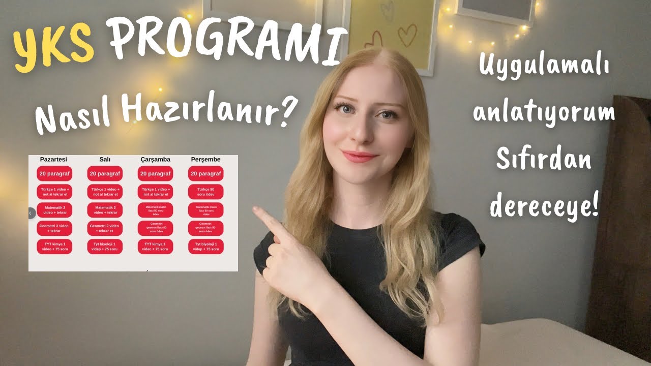 YKS 2025 | Derece Programı Nasıl Hazırlanır? Uygulamalı En Detaylı Program Videosu ❗️#yks #yks2025