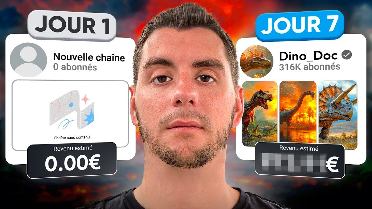 J'ai Créé une Chaîne YouTube de Documentaires sur les Dinosaures | Formation Gratuite