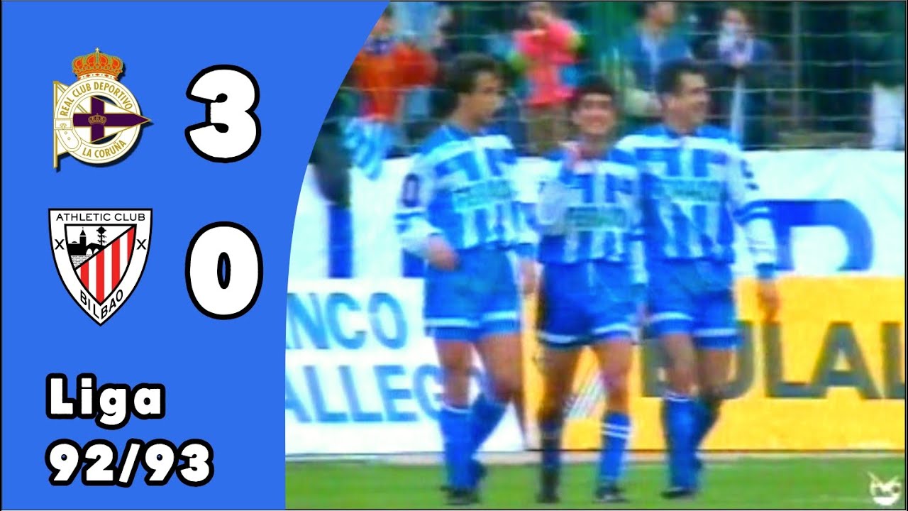Deportivo 3-0 Athletic | Resumen | Entrevistas | Liga 92/93 | Jornada 14