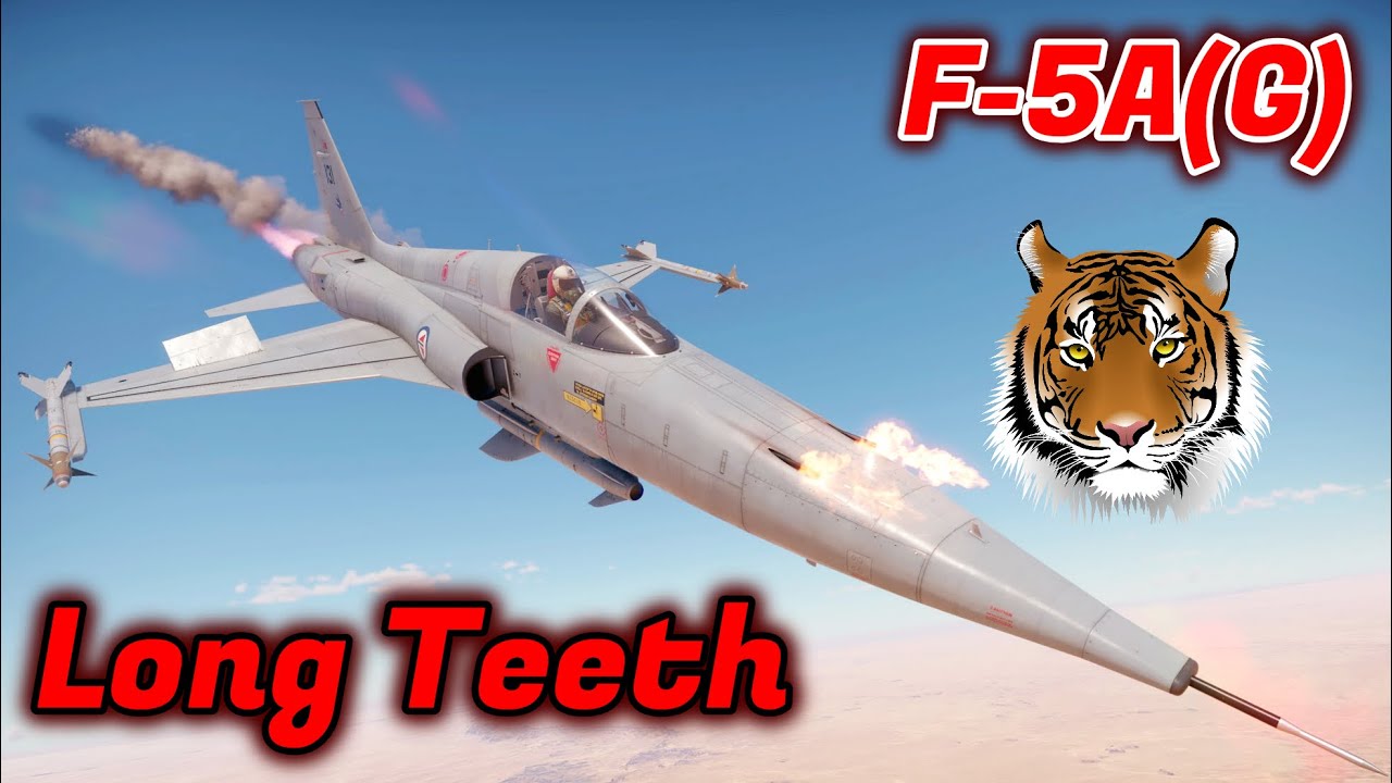 F-5A(G) &mdash; применение оружия в ракетном бою [War Thunder]