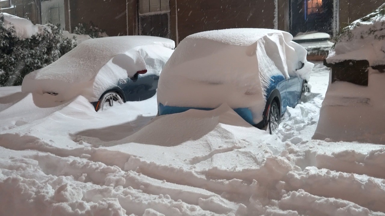 Bomb Cyclone Dumps Record-Breaking Amount Of Snow On Providence, RI