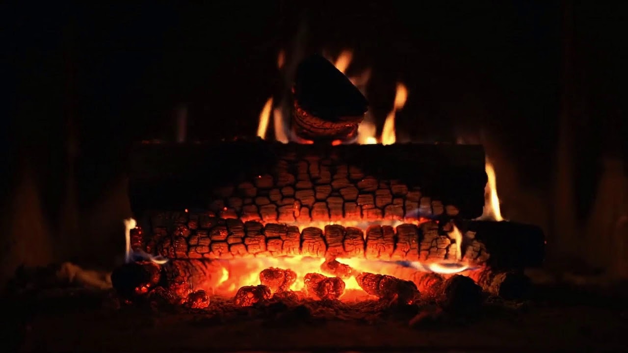 Soothing Fireplace Background with Natural Crackling Fire Audio for Deep Sleep
