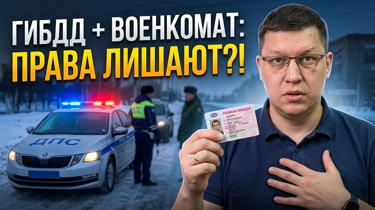 Рейды ГИБДД с военкоматами 2026!