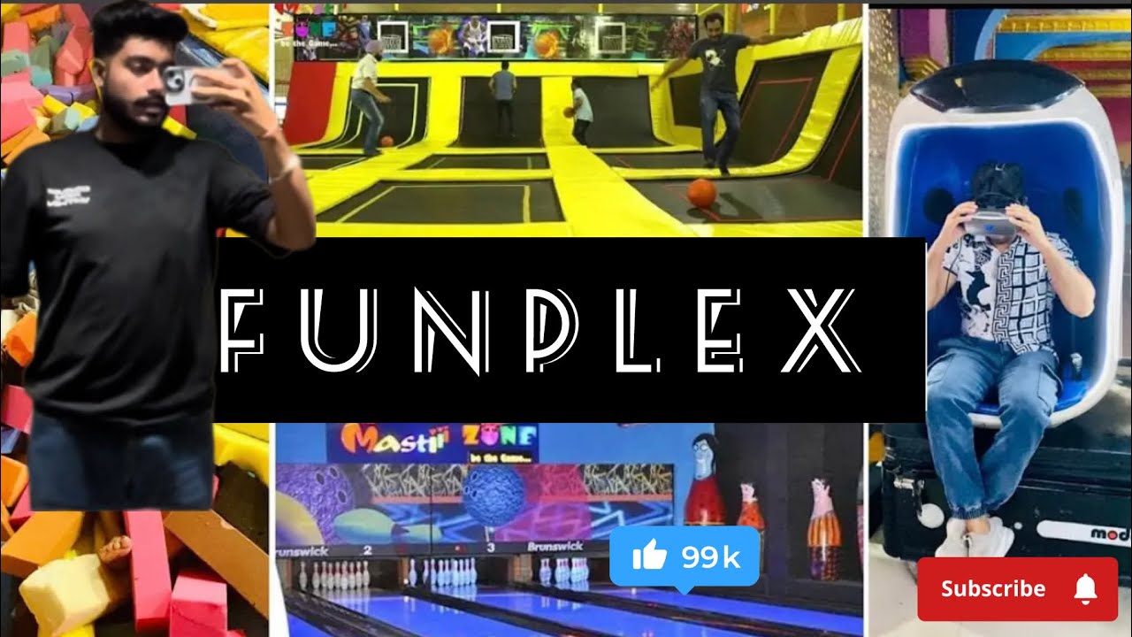 Funplex game zone Agra | VR Games |Trampoline Park | Full Detailed Hindi Video | Vishal siddhu vlogs