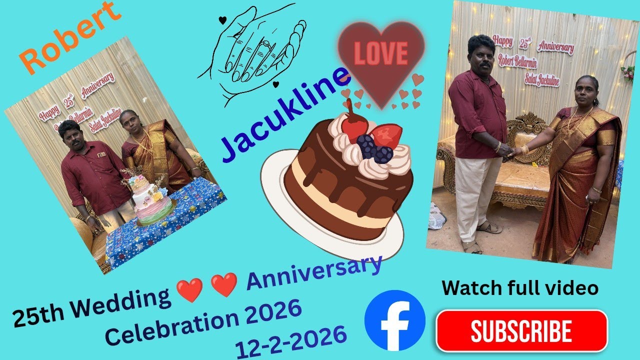 25 Wedding 💍💍 Anniversary Celebration ❤️❤️ 12-2-2026