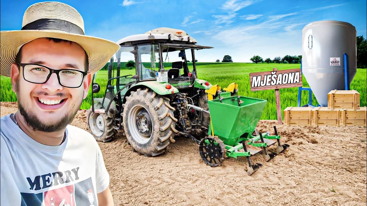 PRVA SJETVA KROMPIRA SIJAČICOM!! OSLADILO NAM SE  - POSIJALI 2 HEKTRA!! 🚜🥔