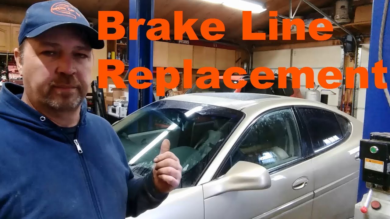 2004 Pontiac Grand Prix DIY Rear Brake Line Replacement.