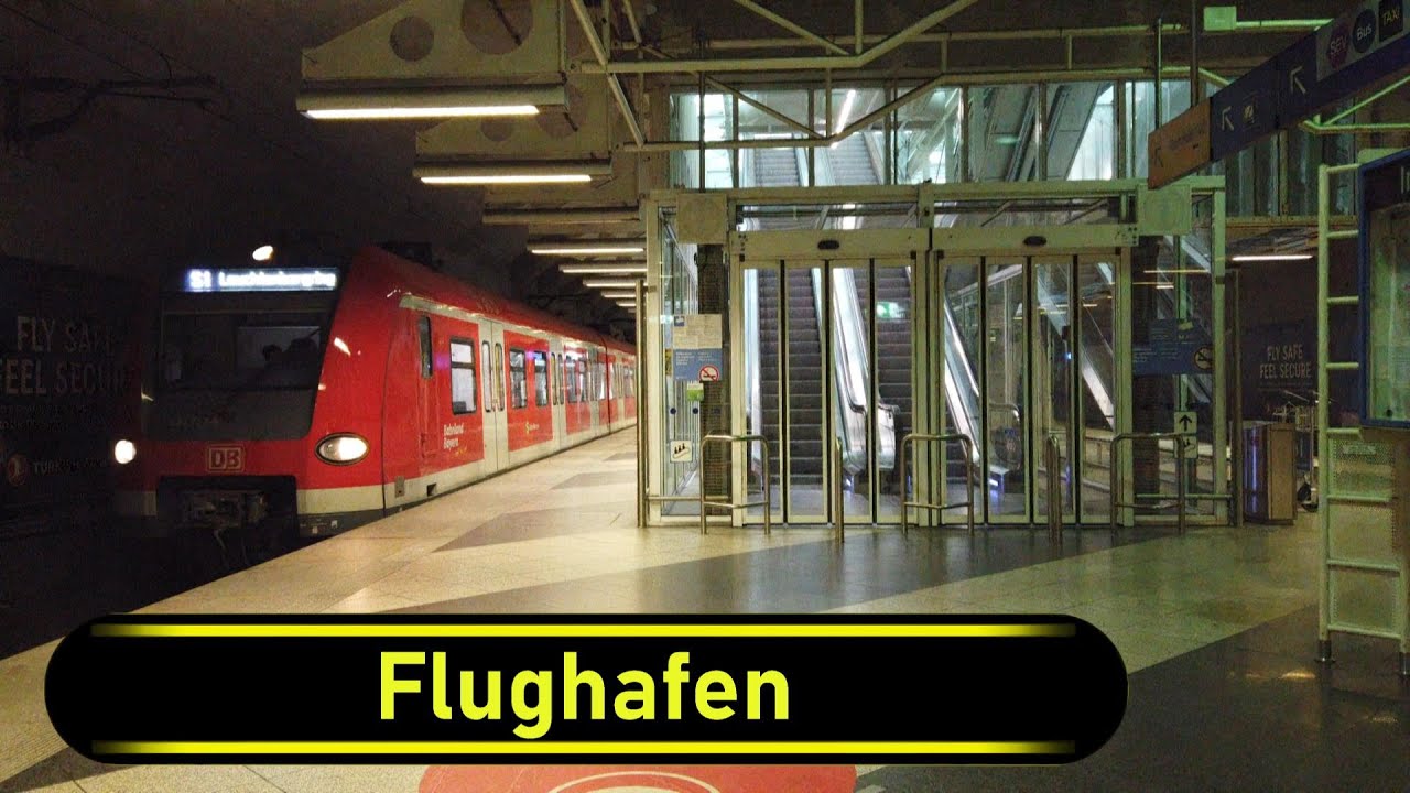 S-Bahn Station Flughafen - Munich 🇩🇪 - Walkthrough 🚶