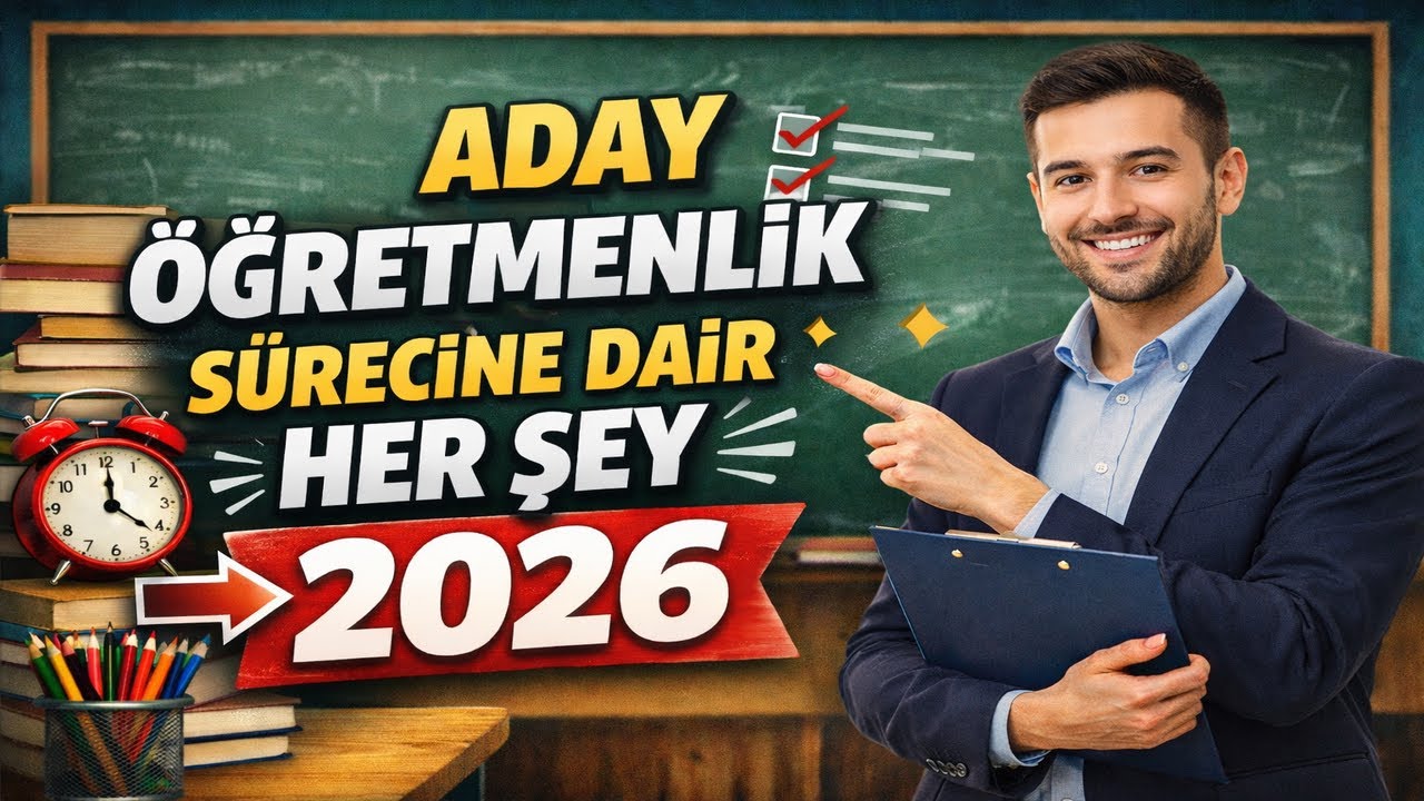 Aday Öğretmenlik Süreci 2026 | Yeni Atanan Öğretmenler İçin Tüm Detaylar (Kılavuz Anlatımı)