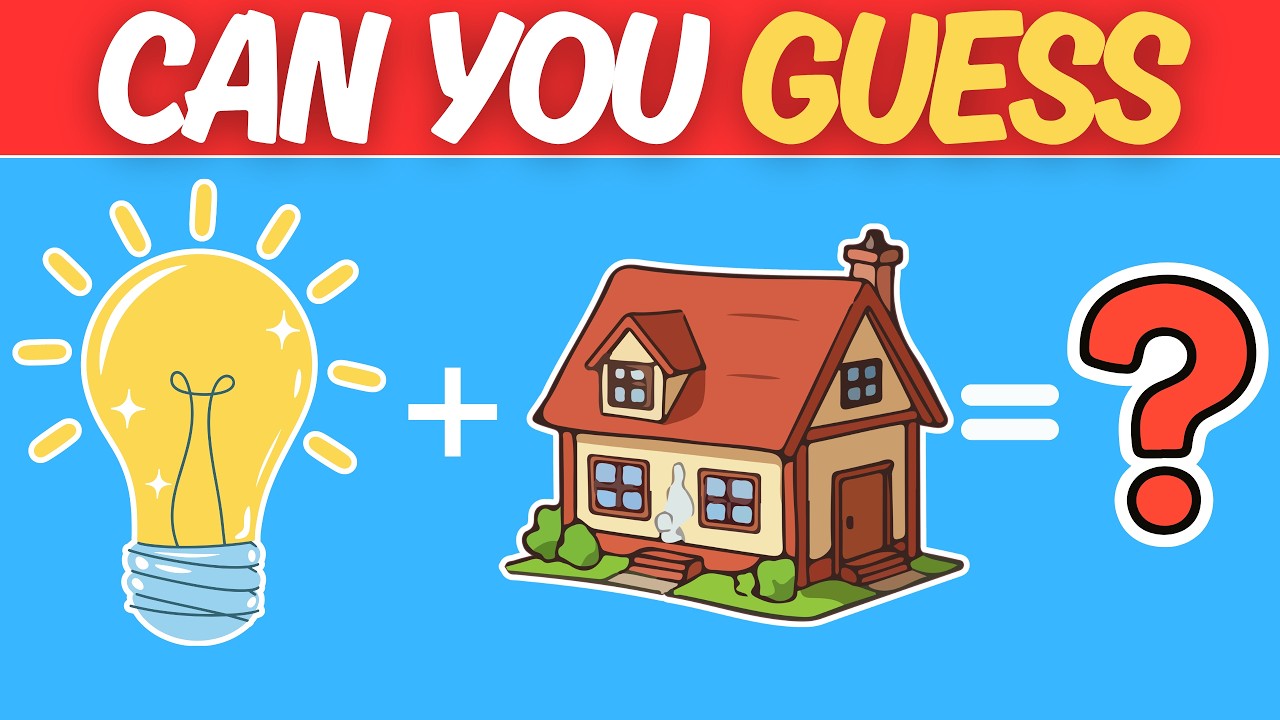 Guess the Word by Emoji 🤔 | 20 Emoji Quiz Challenge