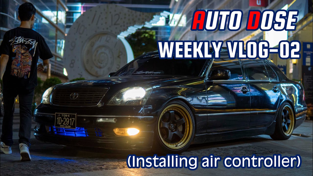 Installing Celsior Ucf 31 Air Suspension Controller vlog!!! #lowlife #vipstyle