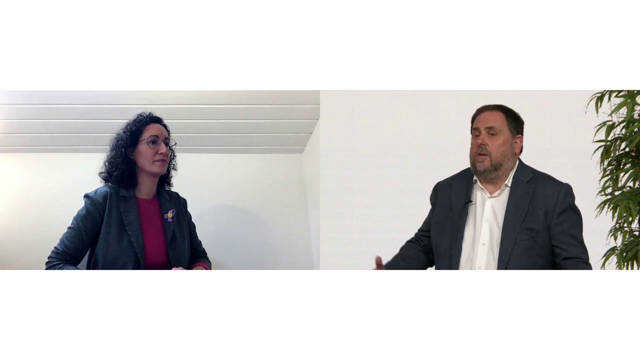 Oriol Junqueras i Marta Rovira conversen sobre com fer la independ&egrave;ncia