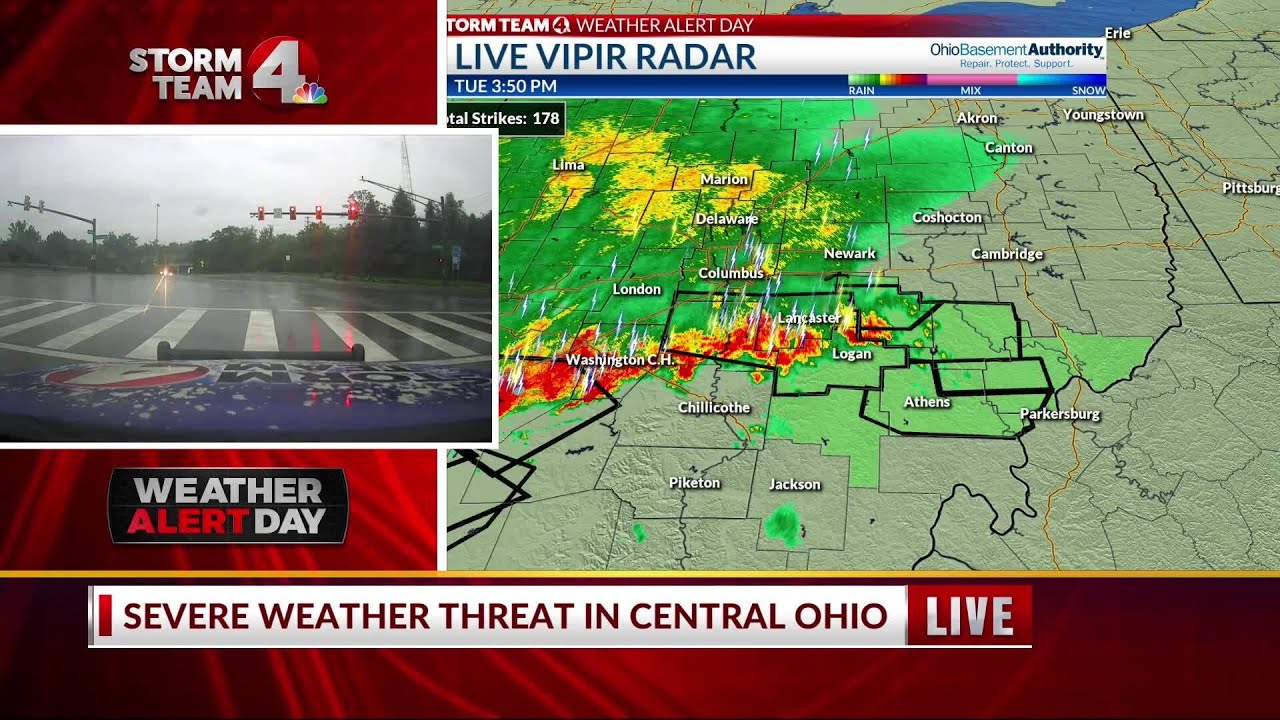 Tuesday storms pummel Ohio