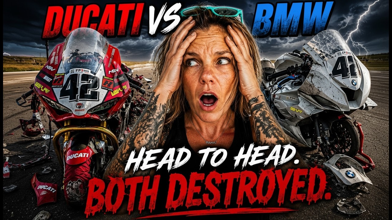 Ducati против BMW🏍️Ни один не вернулся домой...