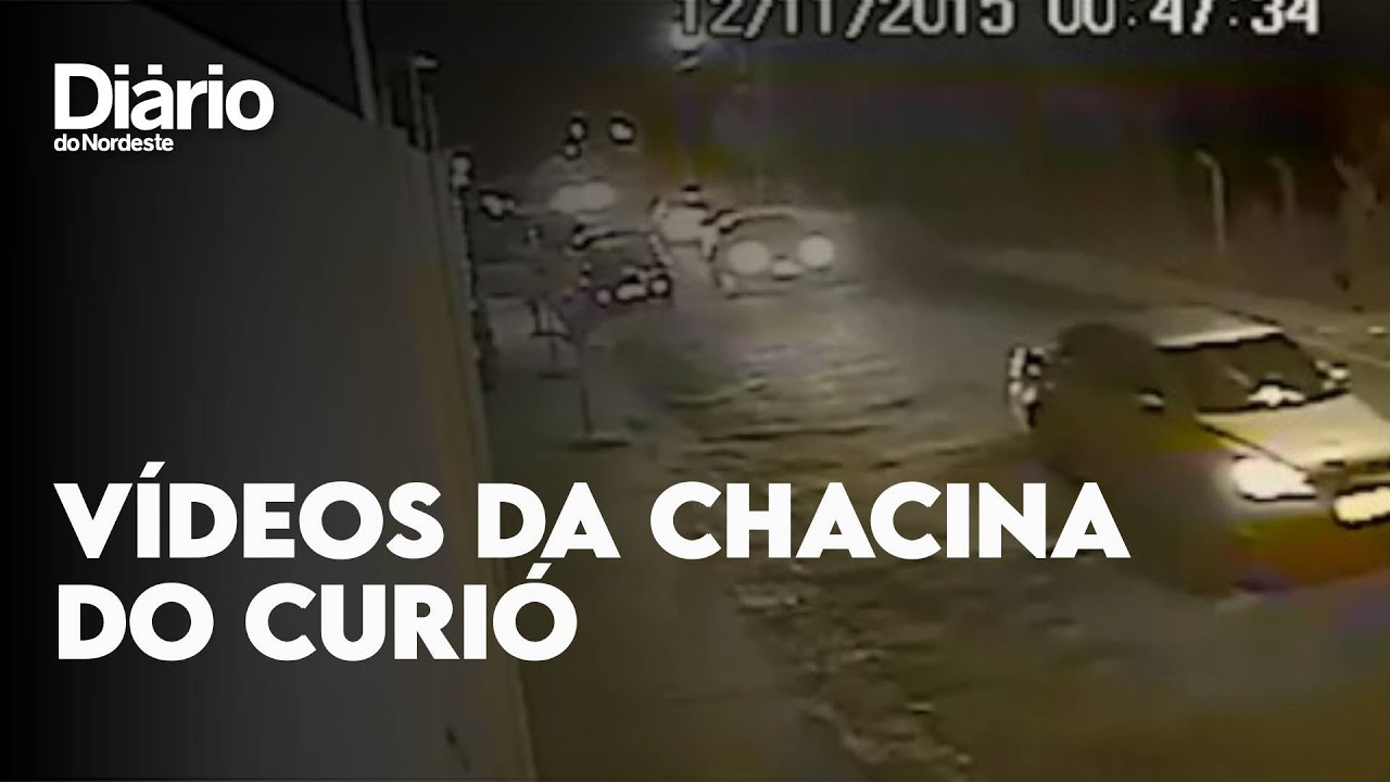 Vídeos exibidos em júri da chacina do Curió mostram comboio de carros no dia das mortes