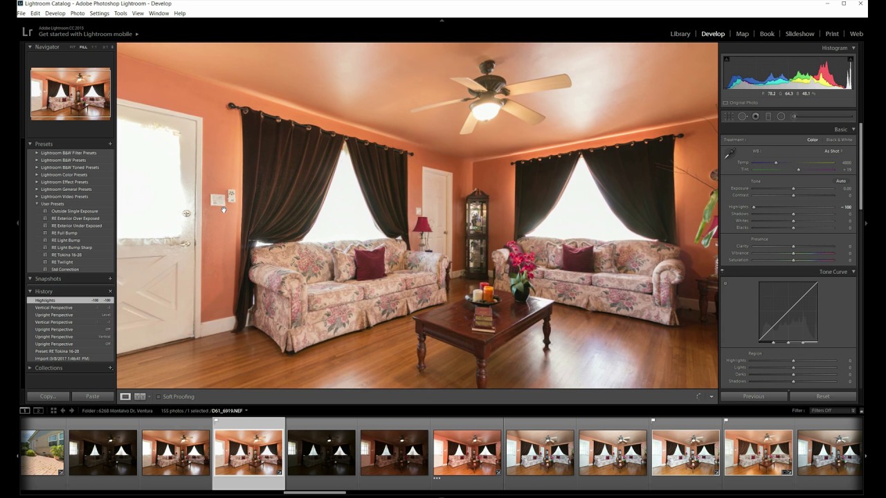 How to shoot and light a colored room
