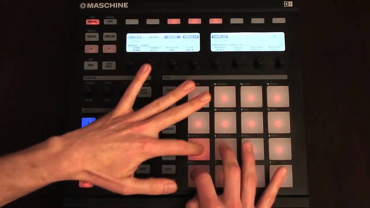 Jazz/Funk dnb style live jam with NI Maschine