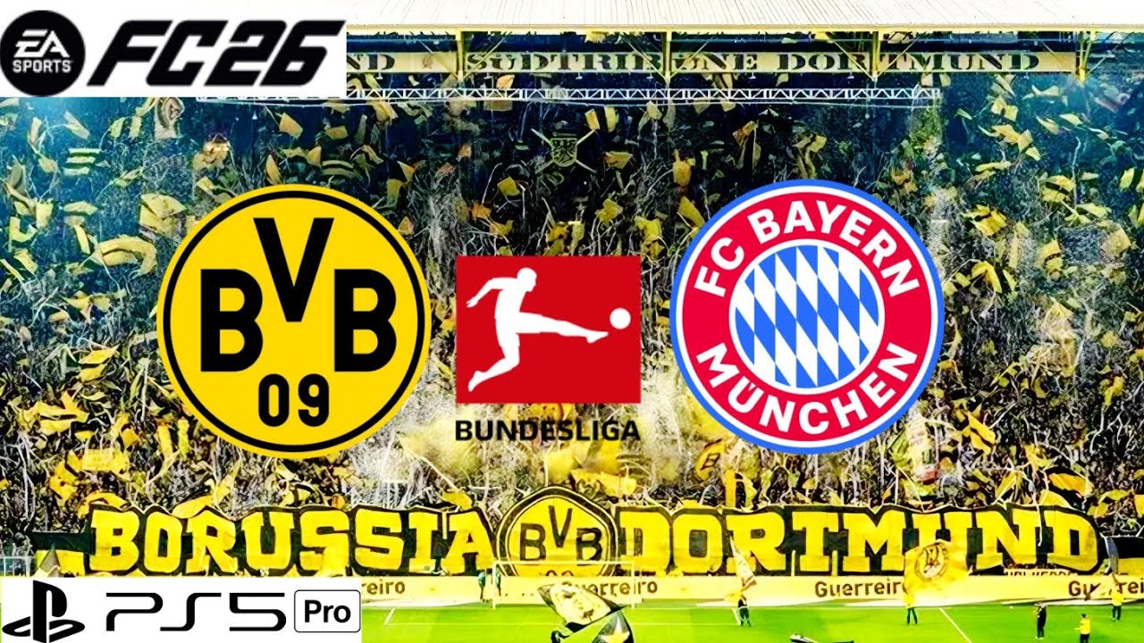 FC 26 - Borussia Dortmund vs. Bayern Munich - Bundesliga 25/26 Full Maç | TÜRKÇE SPİKER | PS5TM Pro