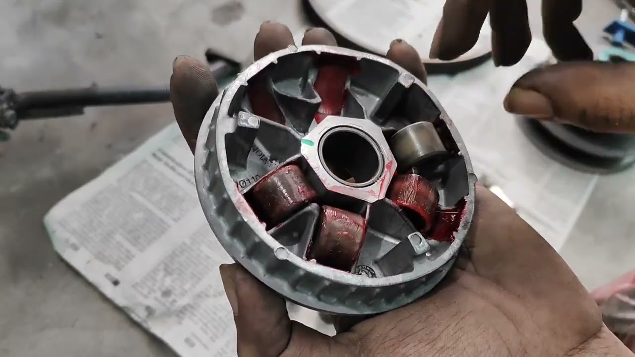 ntorq 125 variator rollers greasing || ntorq 125 picup problem | scooty ka picup kaise thik karen