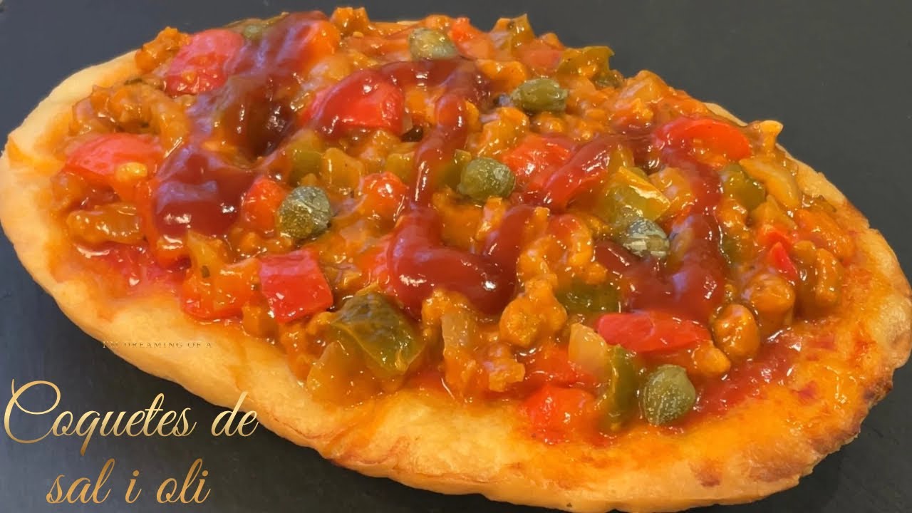 🌺COCA VALENCIANA🔥”Embutidos y Carne con pisto”🌹