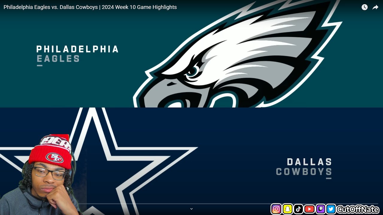 49ERS FAN REACTS TO Philadelphia Eagles vs. Dallas Cowboys | 2024 Week 10 Game Highlights