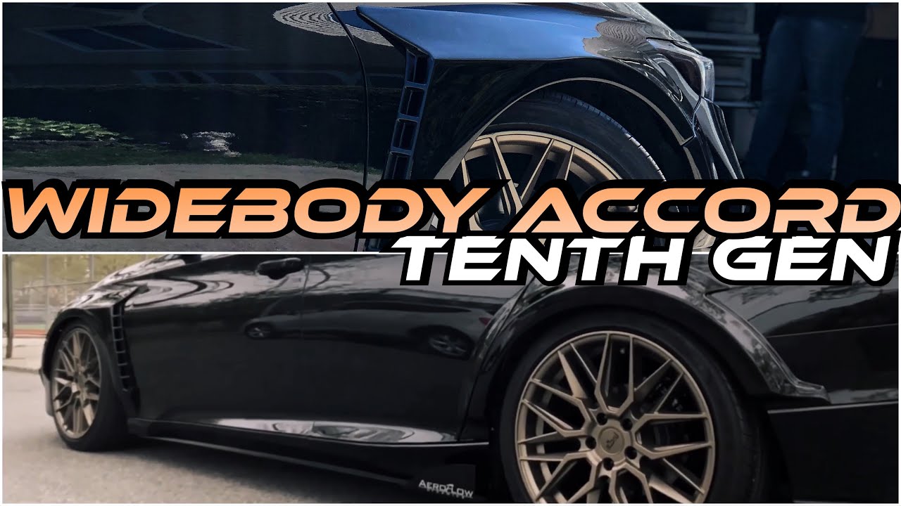 HONDA ACCORD WIDEBODY 1OTH GEN (INSTALL VIDEO)