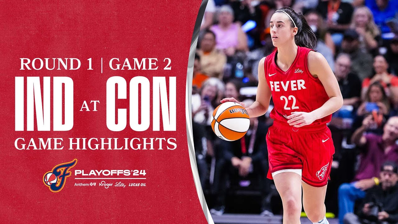 Indiana Fever Highlights at Connecticut Sun (Game 2) | September 25, 2024